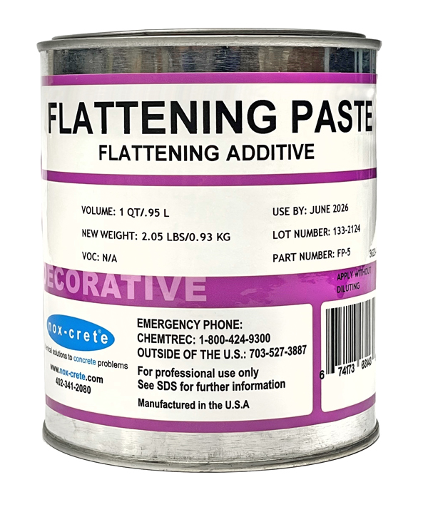 Flattening Paste
